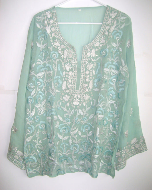 Light Green Georgette Blouse