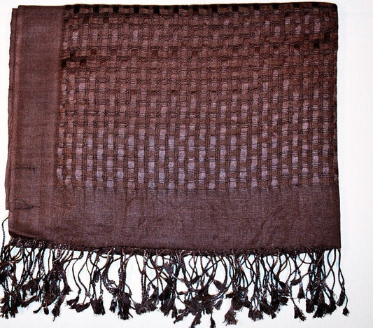 Brown Cashmere Scarf